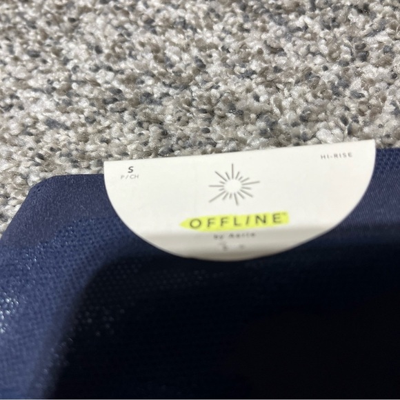 Aerie Offline Real Me 7/8 Legging Hi-Rise Blue Camo Metallic S NWT - Picture 11 of 12